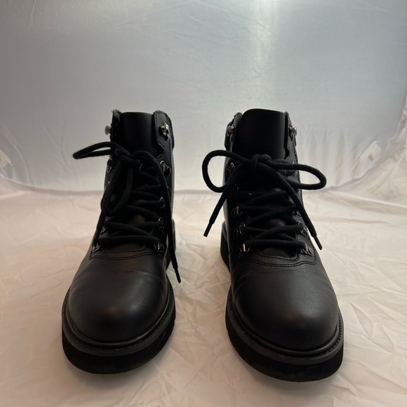 Black Aldo Sherling lined black boots size 10 - Picture 2 of 4
